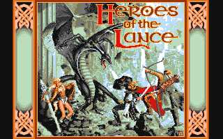 Heroes Of The Lance screenshot 2 for Amiga